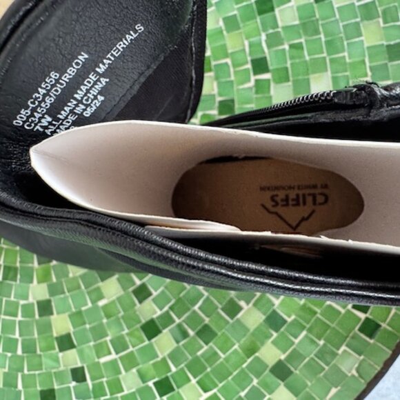 Cliffs by White Mountain Booties - Durbon BLACK/SMOOTH 7 Wide - Picture 8 of 10